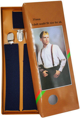 Baluchi Y- Back Suspenders for Men, Boys(Blue)