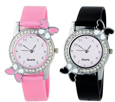 Swadesi Stuff Exclusive Premium Quality Butterfly Pink & Black Combo of 2 Watch - For Girls
Swadesi Stuff Exclusive Premium Quality Butterfly Pink & Black Combo of 2 Watch - For Girls
