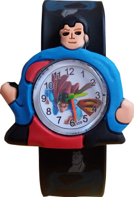 JAY - cute kids multicolour superman watch for boys - good gift item for boys 7987 Watch - For Boys