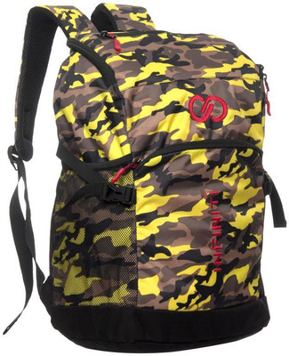 INFINITI Yellow Camouflage Backpack 30 L Backpack(Yellow)