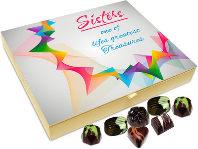 Chocholik Rakhi Gift Box - Sisters One of Life Greatest Treasures - 20pc Truffles(240 g)
Chocholik Rakhi Gift Box - Sisters One of Life Greatest Treasures - 20pc Truffles(240 g)