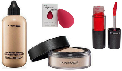 pro longwear combo Sponge Puff,Powder Compact,Lipgloss,Face & Body Fonudation(Set of 4)
pro longwear combo Sponge Puff,Powder Compact,Lipgloss,Face & Body Fonudation(Set of 4)