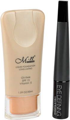 MN oil free foundation with SPF 15 , vitamin E 2nd generation foundation and eyeliner pack of 2 pcs(Set of 2)
MN oil free foundation with SPF 15 , vitamin E 2nd generation foundation and eyeliner pack of 2 pcs(Set of 2)