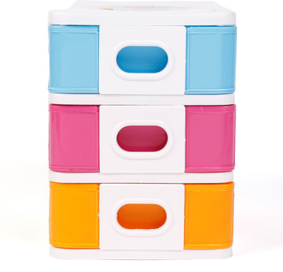 Jewel Mini System 3 drawer organizer storage box for desk or Table 3 Compartments Plastic Storage Box(Multicolor)
Jewel Mini System 3 drawer organizer storage box for desk or Table 3 Compartments Plastic Storage Box(Multicolor)
