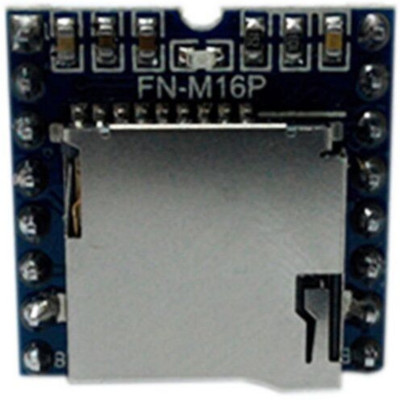 Robodo MP3 FN-M16P Embedded Audio Voice U-Disk Audio Player Micro SD Card Module Electronic Components Electronic Hobby Kit
Robodo MP3 FN-M16P Embedded Audio Voice U-Disk Audio Player Micro SD Card Module Electronic Components Electronic Hobby Kit