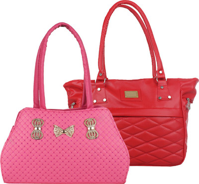 Element Cart Hand-held Bag(Pink, Red)