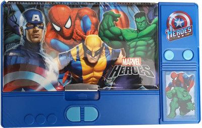 NeoTask Jumbo Smart Kidz Avengers Marvel Art Plastic Pencil Box(Set of 1, Blue, Multicolor)
NeoTask Jumbo Smart Kidz Avengers Marvel Art Plastic Pencil Box(Set of 1, Blue, Multicolor)