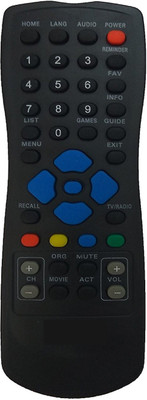 VBEST SUN DIRECT DTH Remote Controller(Black)