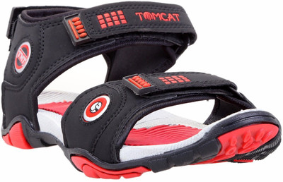 Tomcat Men Black, Red Sandals
