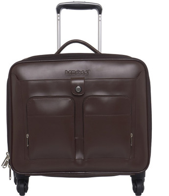 Mboss Laptop Strolley Small Travel Bag - Medium(Brown)