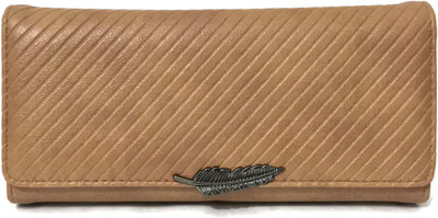 Ferishta Women Brown Artificial Leather Wallet(6 Card Slots)