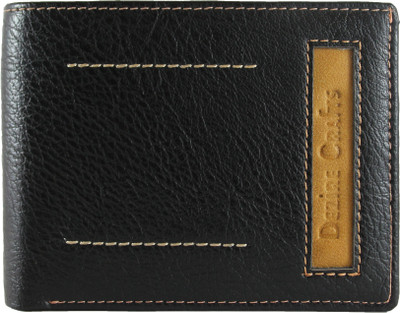 Venture Craft Men Black Artificial Leather Wallet(5 Card Slots)