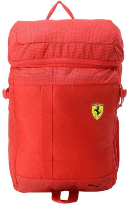 Puma SF Fanwear Backpack 20 L Backpack(Red), Rosso corsa- black
