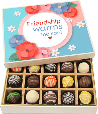 Chocholik Friendship Gift - Old Stories Are Like Old Friends You Have to Visit - Dark, Milk, White Chocolate Truffles - 20pc Truffles(300 g)
Chocholik Friendship Gift - Old Stories Are Like Old Friends You Have to Visit - Dark, Milk, White Chocolate Truffles - 20pc Truffles(300 g)