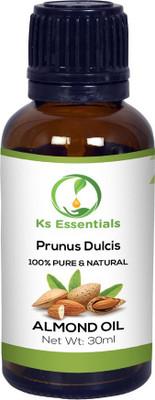 Ks Essentials Almond Carrier Oil Pure Natural Therapeutic Grade & Aromatherapy for Skin Care & Hair Growth (30 ml) Hair Oil(30 ml)
Ks Essentials Almond Carrier Oil Pure Natural Therapeutic Grade & Aromatherapy for Skin Care & Hair Growth (30 ml) Hair Oil(30 ml)