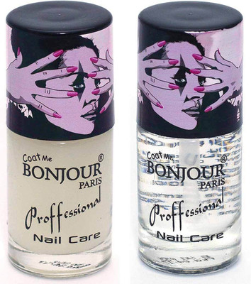 Coat Me Bonjour Paris Nail Care - Top coat / Base Coat multicolor(Pack of 2)