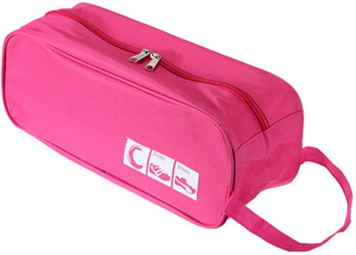 RuralMart Shoe Pouch(Pink), Dark pink