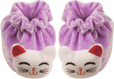 Ole Baby Booties(Toe to Heel Length - 10 cm Purple)