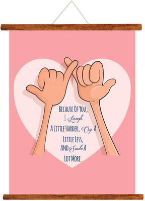 Giftsmate Friendship Day Gifts Scroll Greeting Card for Best Friends Pink Promise Laugh and Smile - 24x32 inches Greeting Card(Pink, Pack of 1)
Giftsmate Friendship Day Gifts Scroll Greeting Card for Best Friends Pink Promise Laugh and Smile - 24x32 inches Greeting Card(Pink, Pack of 1)