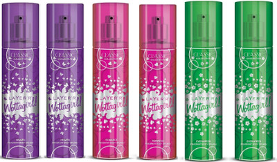 Layer Shot WottaGirl 2 Romance & 2 Heaven & 2 Evergreen Deodorant Spray - For Women(810 ml, Pack of 6)
Layer Shot WottaGirl 2 Romance & 2 Heaven & 2 Evergreen Deodorant Spray - For Women(810 ml, Pack of 6)