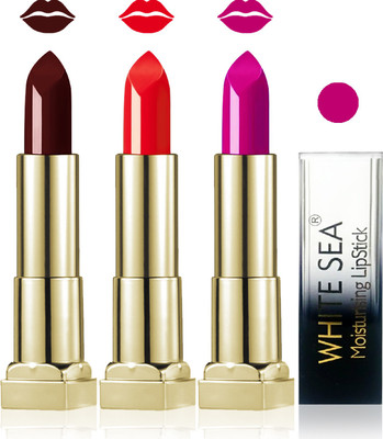 white sea cosmetics makeup velvet glossy lipstick enriched with vitamin E fashion color combo set of 3(orange hot chocolate purple, 15 ml)
white sea cosmetics makeup velvet glossy lipstick enriched with vitamin E fashion color combo set of 3(orange hot chocolate purple, 15 ml)