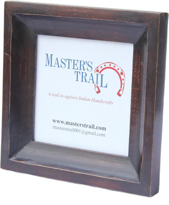 MASTER'STRAIL Wood Photo Frame(Brown, 3 Photos)