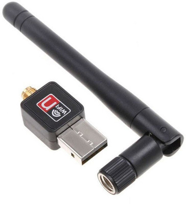 SCORIA Portable USB Network LAN Card With Antenna WIFI Receiver Desktop and Laptop Adapter USB 2.0 with Antenna USB Adapter(Black)
SCORIA Portable USB Network LAN Card With Antenna WIFI Receiver Desktop and Laptop Adapter USB 2.0 with Antenna USB Adapter(Black)