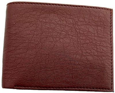 LAER Boys Brown Genuine Leather Wallet(5 Card Slots)