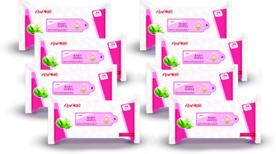 Papier Creations Wet Wipes For Babies pack of 8(8 Pieces)