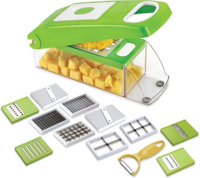 THUNDERFIT 12-in-1 -SLICER-NICER-DICER CHOPPER-108 Vegetable & Fruit Chopper(12 Dicer Chopper), Green
THUNDERFIT 12-in-1 -SLICER-NICER-DICER CHOPPER-108 Vegetable & Fruit Chopper(12 Dicer Chopper), Green