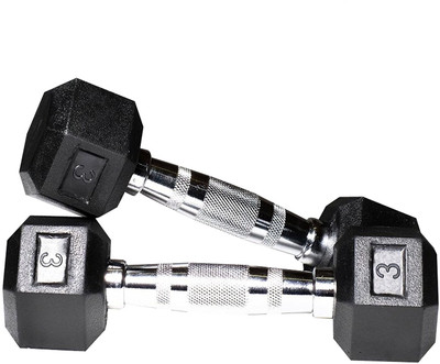 Aerofit CHROME DUMBBELLS Fixed Weight Dumbbell(4 kg)