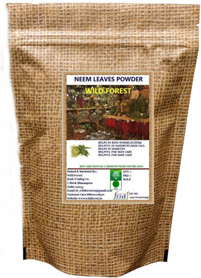 WILD FOREST NEEM LEAVES(Azadirachta indica) POWDER_100g(400 g)