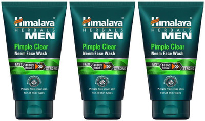 Himalaya MEN Pimple Clear Neem Face Wash (pack of 3) Face Wash (50 ml) Face Wash(150 ml)
Himalaya MEN Pimple Clear Neem Face Wash (pack of 3) Face Wash (50 ml) Face Wash(150 ml)