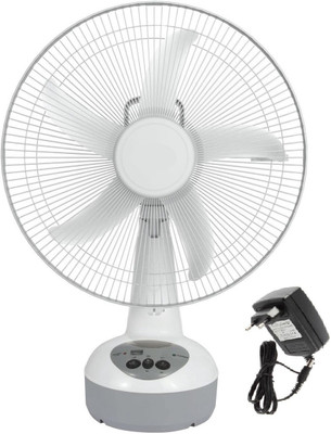 SUN GLOW SOLAR AC/DC 16'' RECHARGEABLE FAN WITH 12V UPS BATTERY 5 Blade Table Fan(White & Brown, Pack of 1), Grey;white
SUN GLOW SOLAR AC/DC 16'' RECHARGEABLE FAN WITH 12V UPS BATTERY 5 Blade Table Fan(White & Brown, Pack of 1), Grey;white
