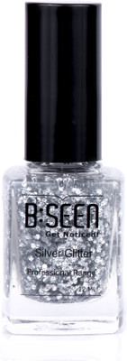 b seen Silver Moon Enamel Nail Polish 12ml/0.4 oz silver