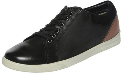 Allen Solly Sneakers For Men(Black, Brown