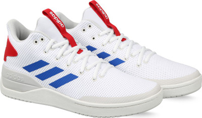 ADIDAS BBALL80S Basketball Shoes For Men(White, Ftwwht/blue/scarle