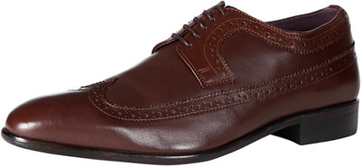 Louis Philippe Lace Up For Men(Brown
