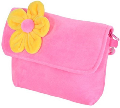 Chords Girls Casual Pink Velvet Sling Bag