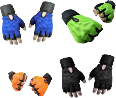 Snipper Combo of Heavy Leather Netted Gloves With Wrist Support(Pack of 3 Pair Gloves) Gym & Fitness Gloves (Free Size, Blue, Green, Orange, Black)
Snipper Combo of Heavy Leather Netted Gloves With Wrist Support(Pack of 3 Pair Gloves) Gym & Fitness Gloves (Free Size, Blue, Green, Orange, Black)