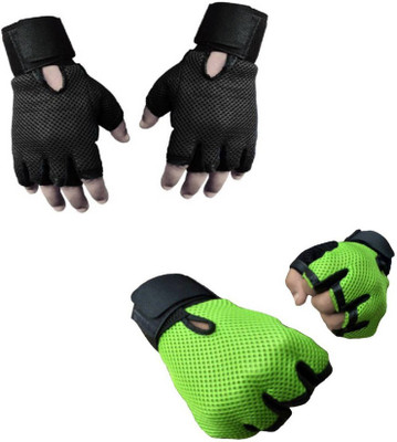 Snipper Combo of Heavy Leather Netted Gloves With Wrist Support(Pack of 3 Pair Gloves) Gym & Fitness Gloves (Free Size, Black, Green)
Snipper Combo of Heavy Leather Netted Gloves With Wrist Support(Pack of 3 Pair Gloves) Gym & Fitness Gloves (Free Size, Black, Green)