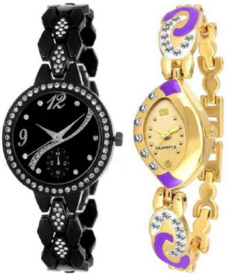TRUE KART Black Italian Design Women Analog watch Combo for Girls and Ladies Watch - For Women
TRUE KART Black Italian Design Women Analog watch Combo for Girls and Ladies Watch - For Women