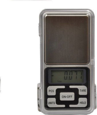 Ruhi Mini Portable Pocket Digital Electronic 0.01 g (10 mg) To 200 Grams For Measuring Jewellery (Silver) Weighing Scale(Silver)
Ruhi Mini Portable Pocket Digital Electronic 0.01 g (10 mg) To 200 Grams For Measuring Jewellery (Silver) Weighing Scale(Silver)