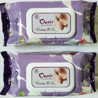 Oasis NATURAL BABY WIPES(2 Pieces)