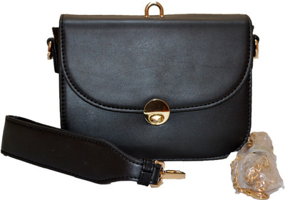 Fashion Fanda FF010 Sling Bag(Black, 10 inch)