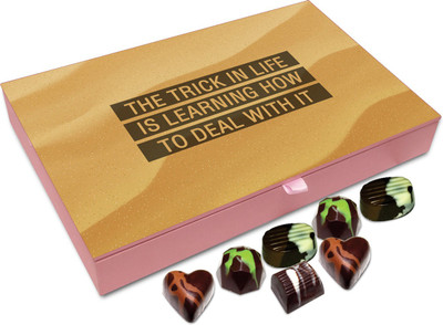 Chocholik Gift Box - The trick in life is learning how to deal with it - 12pc Truffles(144 g)
Chocholik Gift Box - The trick in life is learning how to deal with it - 12pc Truffles(144 g)