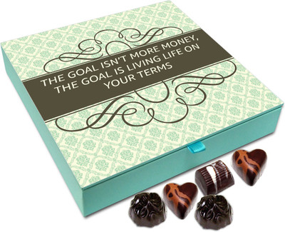 Chocholik Gift Box - The Goal Isn’t More Money - 9pc Truffles(108 g)
Chocholik Gift Box - The Goal Isn’t More Money - 9pc Truffles(108 g)