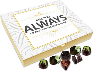 Chocholik Gift Box - May You Always Do What You Are Afraid To Do - 20pc Truffles(240 g)
Chocholik Gift Box - May You Always Do What You Are Afraid To Do - 20pc Truffles(240 g)