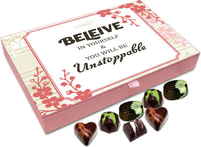 Chocholik Gift Box - Beleive In Yourself & You Will Be Unstoppable - 12pc Truffles(144 g)
Chocholik Gift Box - Beleive In Yourself & You Will Be Unstoppable - 12pc Truffles(144 g)