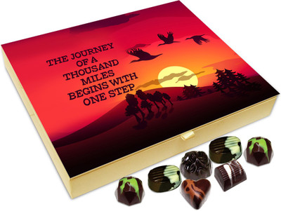 Chocholik Gift Box - The journey of a thousand miles begins with one step - 20pc Truffles(240 g)
Chocholik Gift Box - The journey of a thousand miles begins with one step - 20pc Truffles(240 g)